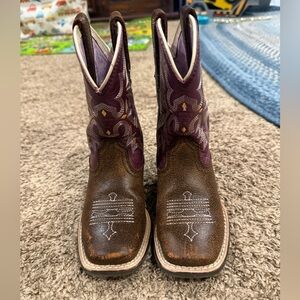 Girls Ariat square toe Western Boots